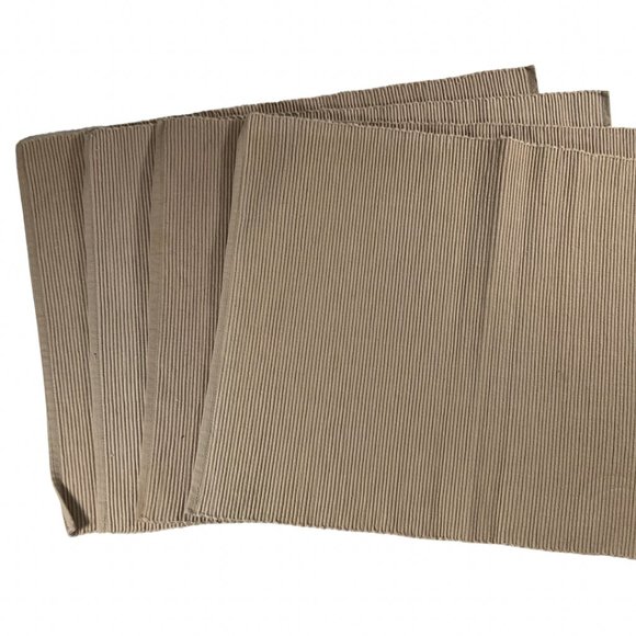 Beige Textured Placemats x4 - Picture 1 of 1